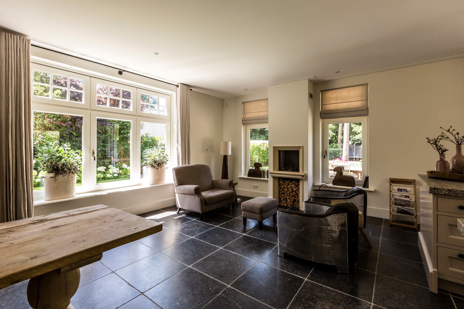 Foto: Villa bouwen   Zithoek in de keuken   Lichtenberg Exclusieve Villabouw