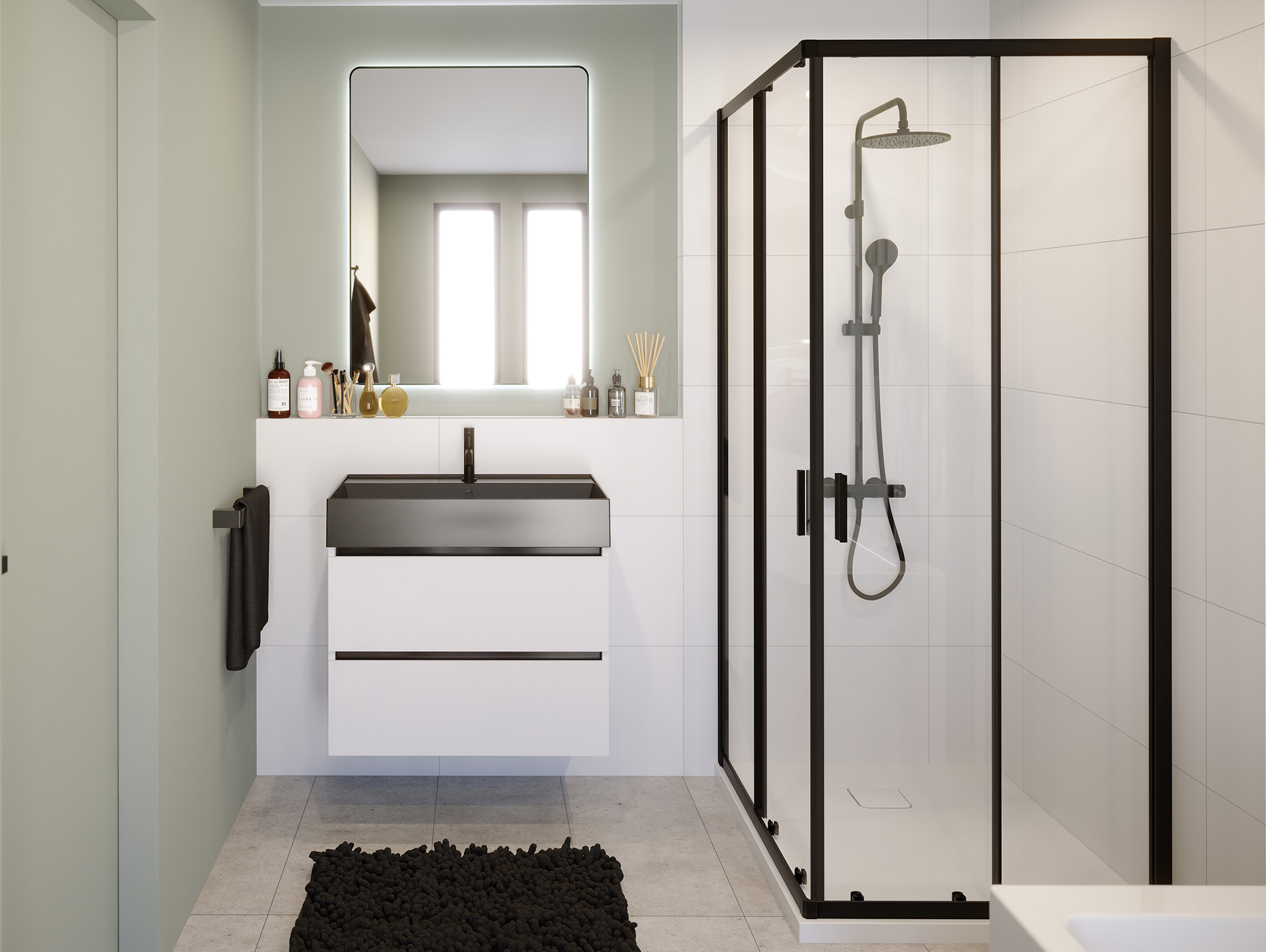 Foto: Kleine badkamer inrichten tips 2