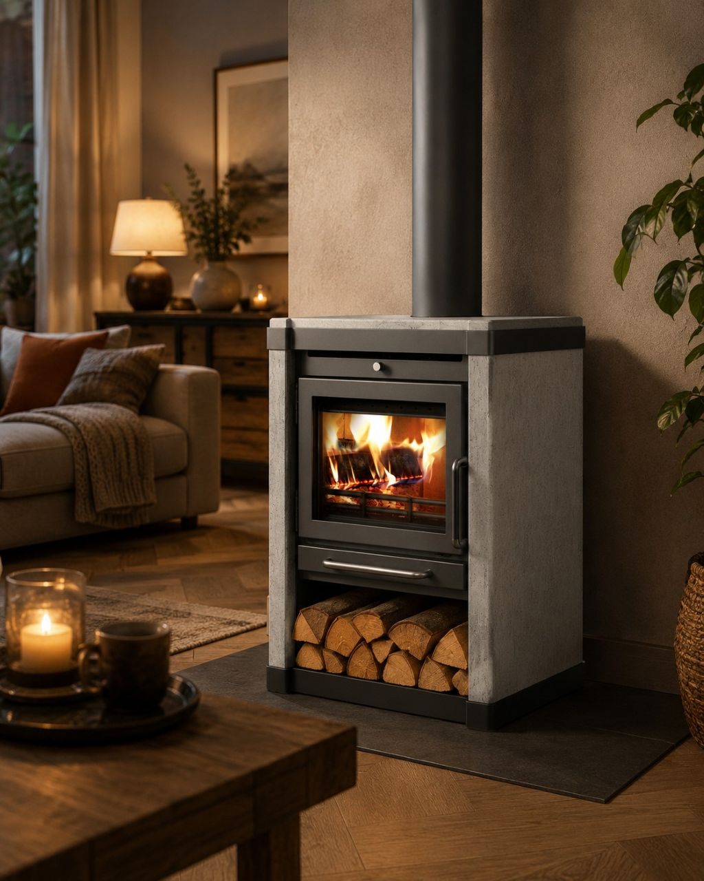 Foto : RETRO – warmte met karakter