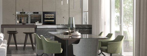 Foto : De Dunavox Noble 19.TO — Luxe wijnkoelkast voor geïntegreerd gebruik