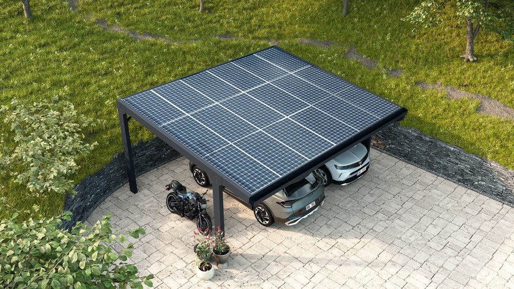 Foto: Wonennl Axess carport solar double xl