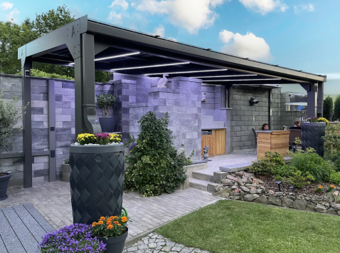 Foto : Axess Pergola Solar: Duurzaam genieten van uw buitenruimte