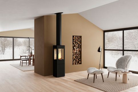 Foto : De stijlvolle en efficiënte Nordpeis kachels: tijdloos Noors design met krachtige prestaties