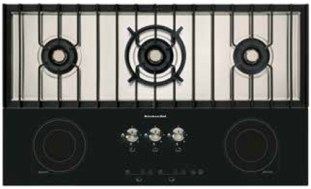 Foto: step kookplaat kitchenaid gas inductie 2