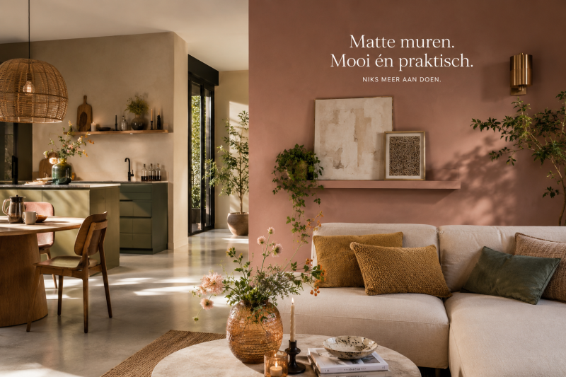 Foto : Matte muren zijn populair, maar hoe hou je ze mooi?