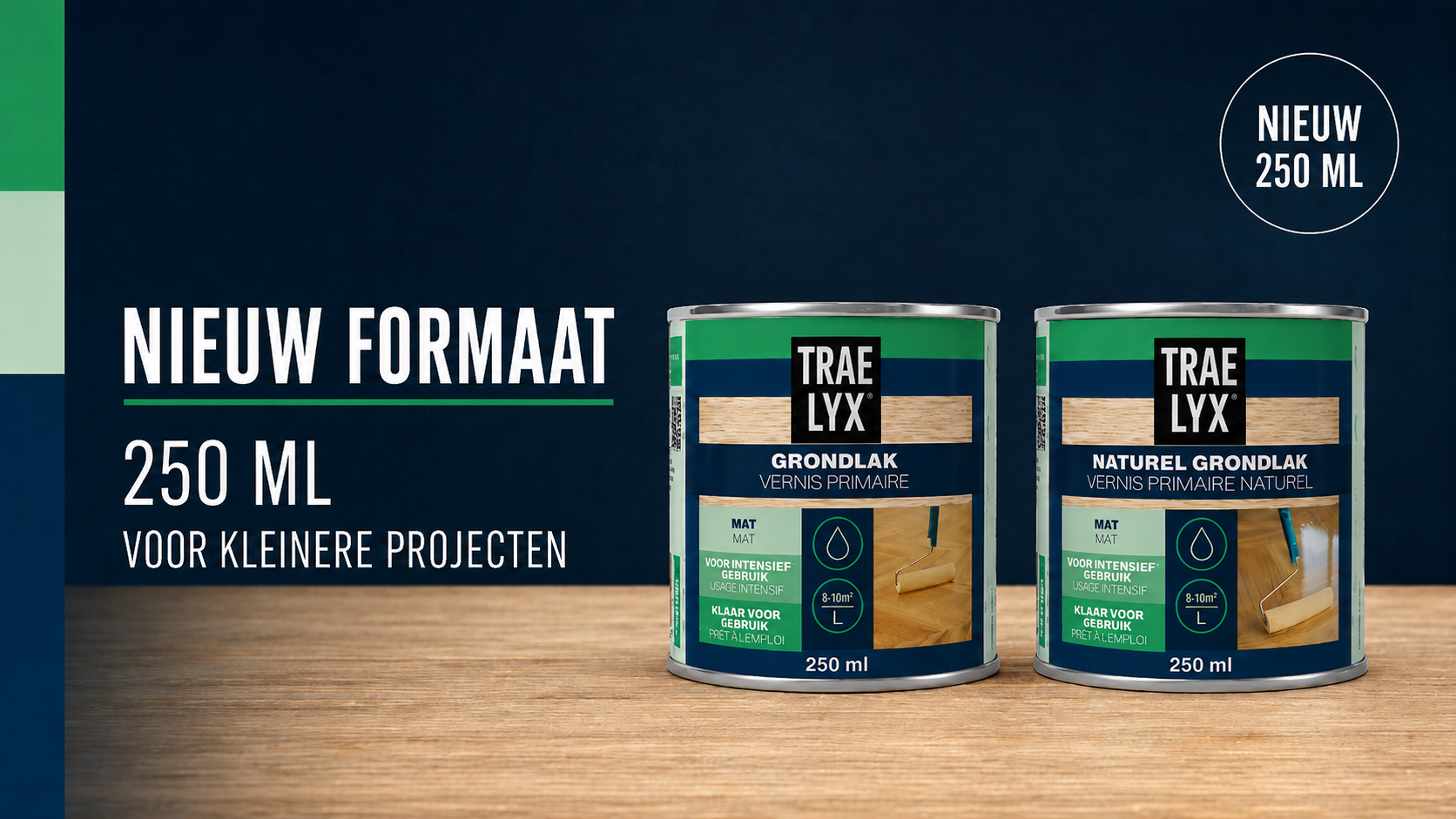 Trae Lyx Grondlak en Grondlak Naturel 250 ml