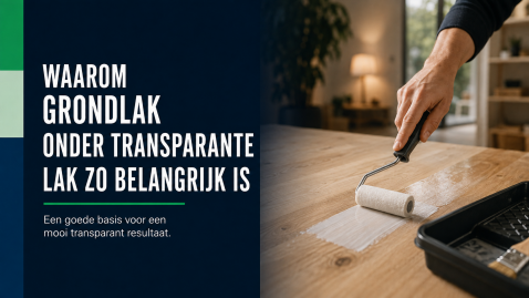 Foto : Waarom grondlak onder transparante lak zo belangrijk is