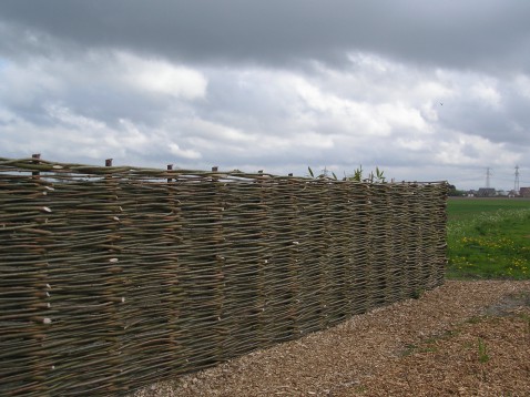 Foto : Onderhoudstips voor uw wilgentenenschutting