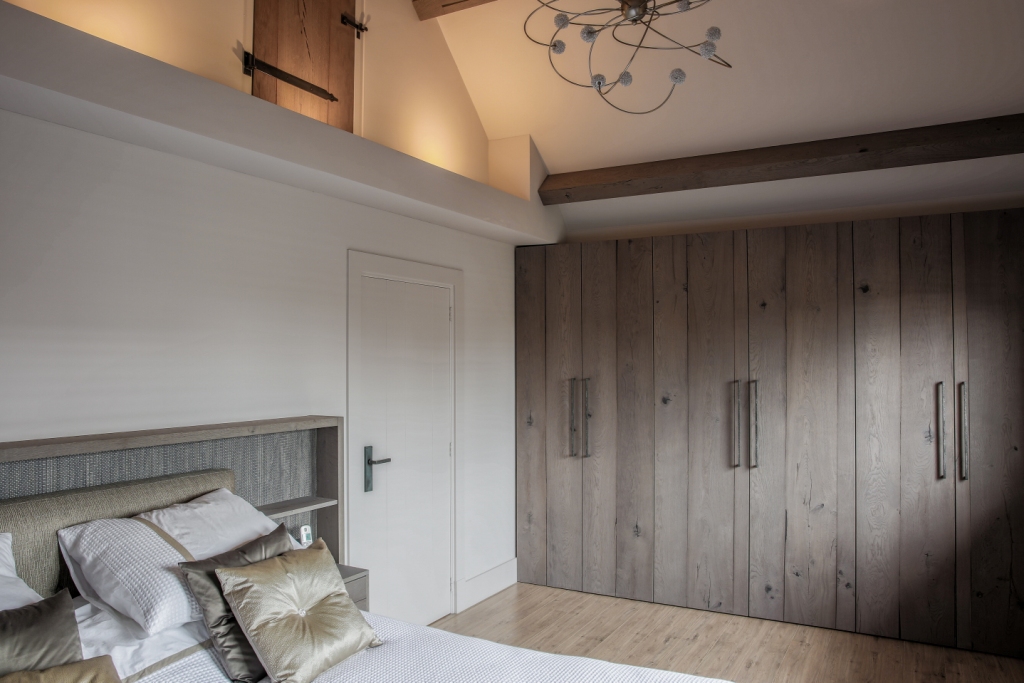 Foto: Mereno Sienna naturel slaapkamerkasten bed licht