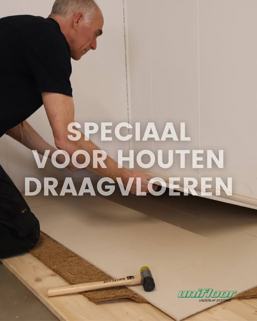 Foto : Van houten vloer naar comfortabele vloer