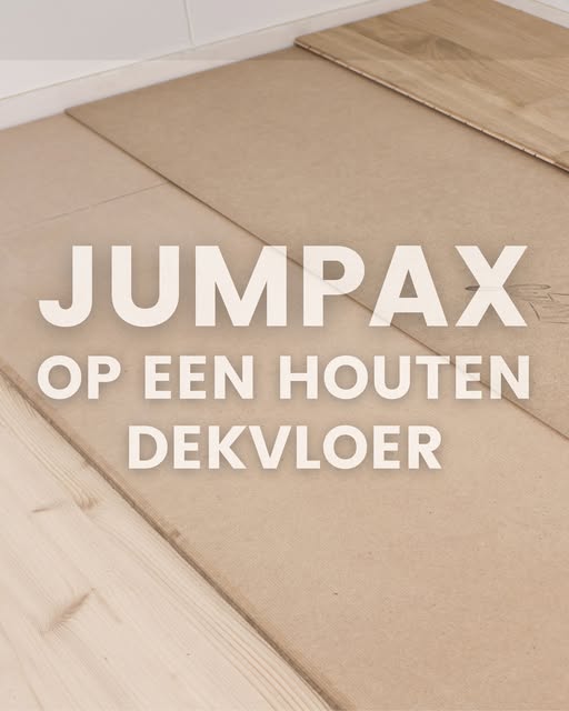 Foto : Jumpax: de perfecte ondervloer voor houten dekvloeren