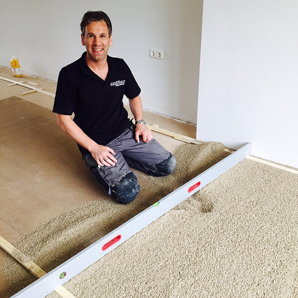 Foto : Onregelmatige ondervloer? EcoPearls biedt een slimme oplossing