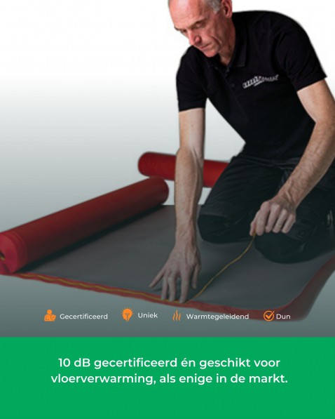 Foto : De juiste ondervloer voor vloerverwarming: optimaal comfort en warmte