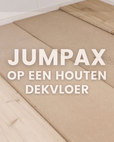 Foto : Jumpax: de perfecte ondervloer voor houten dekvloeren