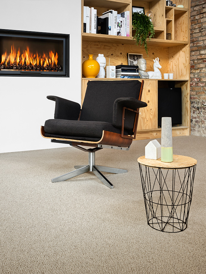 Foto: 650 Interfloor Verona Wool Kleur 625 Living met natuurlijk 100 procent New Zealands scheerwol hernieuwbare grondstof  1 