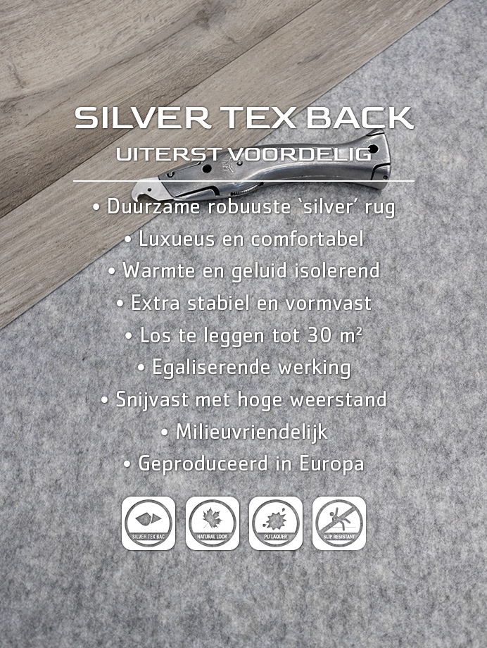 Foto: Silver Tex Back Uiterst voordelig Kenmerken Robuust Luxueus Comfortabel Extra Stabiel Vormvast PVC Vinyl 2