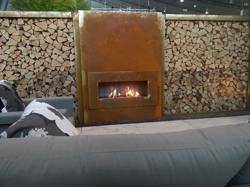 Foto: Zeno Bio flame bioethanol outdoor fireplace 2