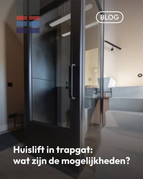Foto : Huislift in het trapgat: slim ruimtegebruik zonder concessies