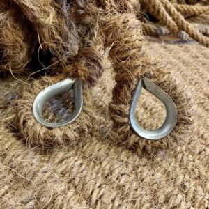 Bevestiging kokos schaduwdoek