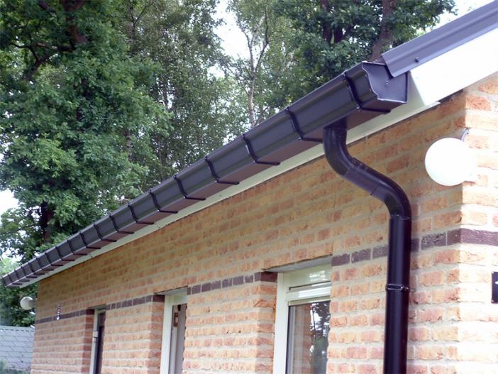 Foto: Naadloze aluminium dakgoot Polyline 2