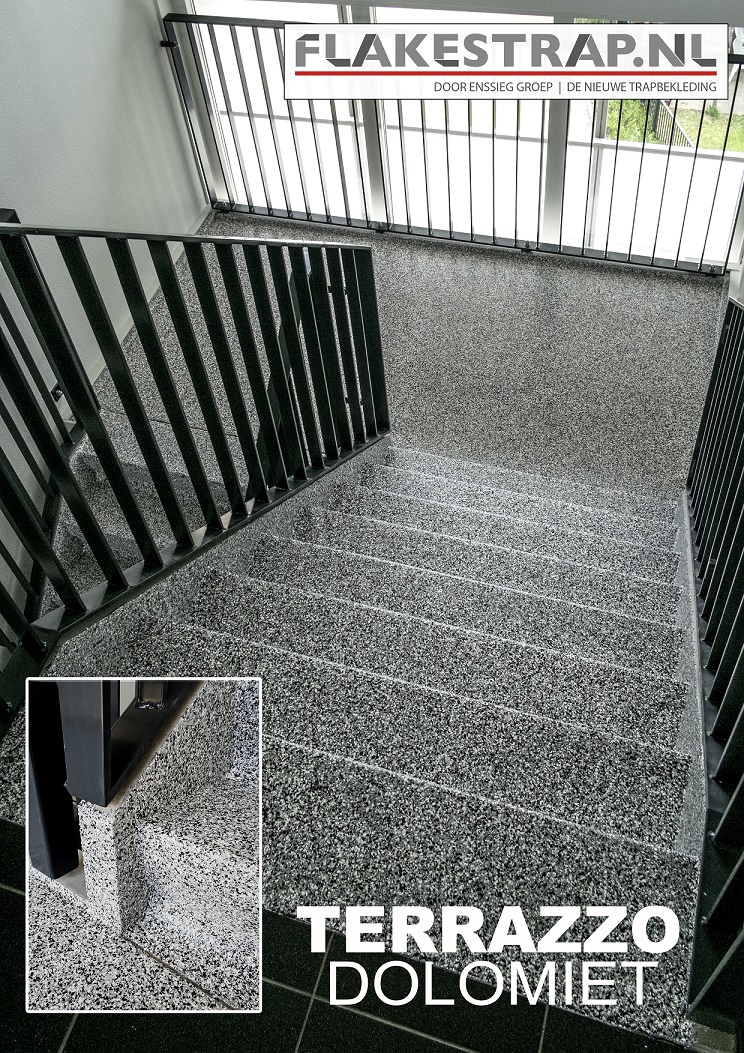 Foto: productblad terrazzo dolomiet