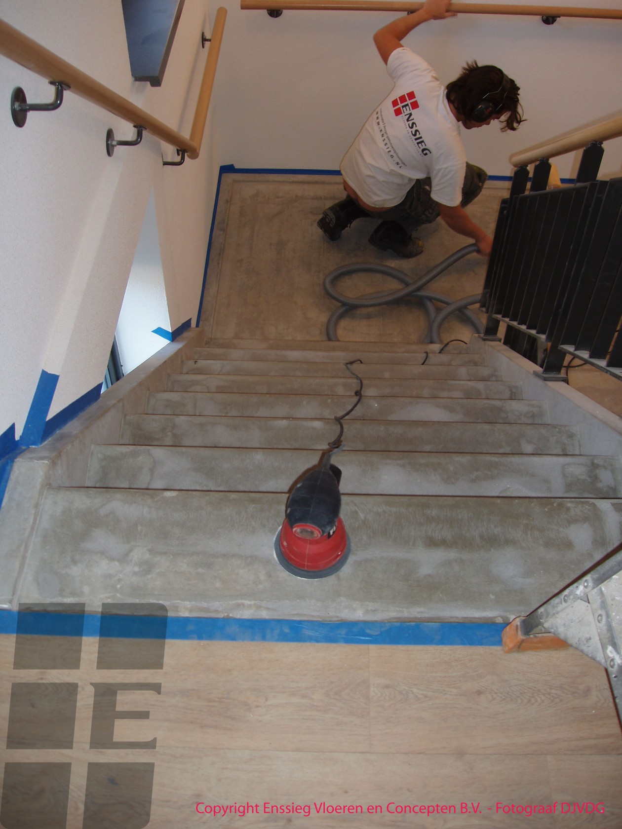 Foto: w3 flakestrap voorbereiding