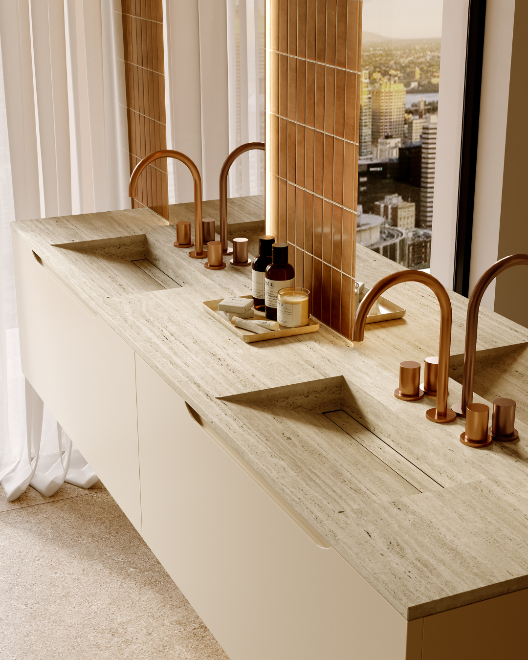 Foto: mastello wonen nl kranen rose gouden