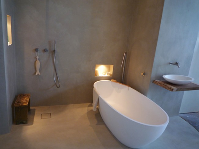 Foto: vrijstaand bad cocoon design atlantis