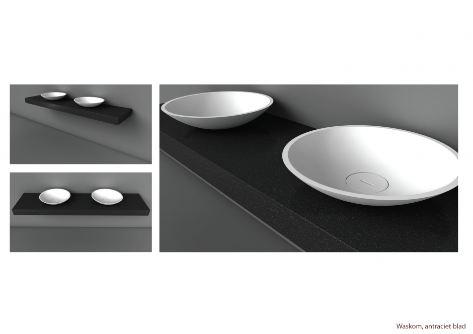 Foto: w3 S 006 Waskom Antraciet