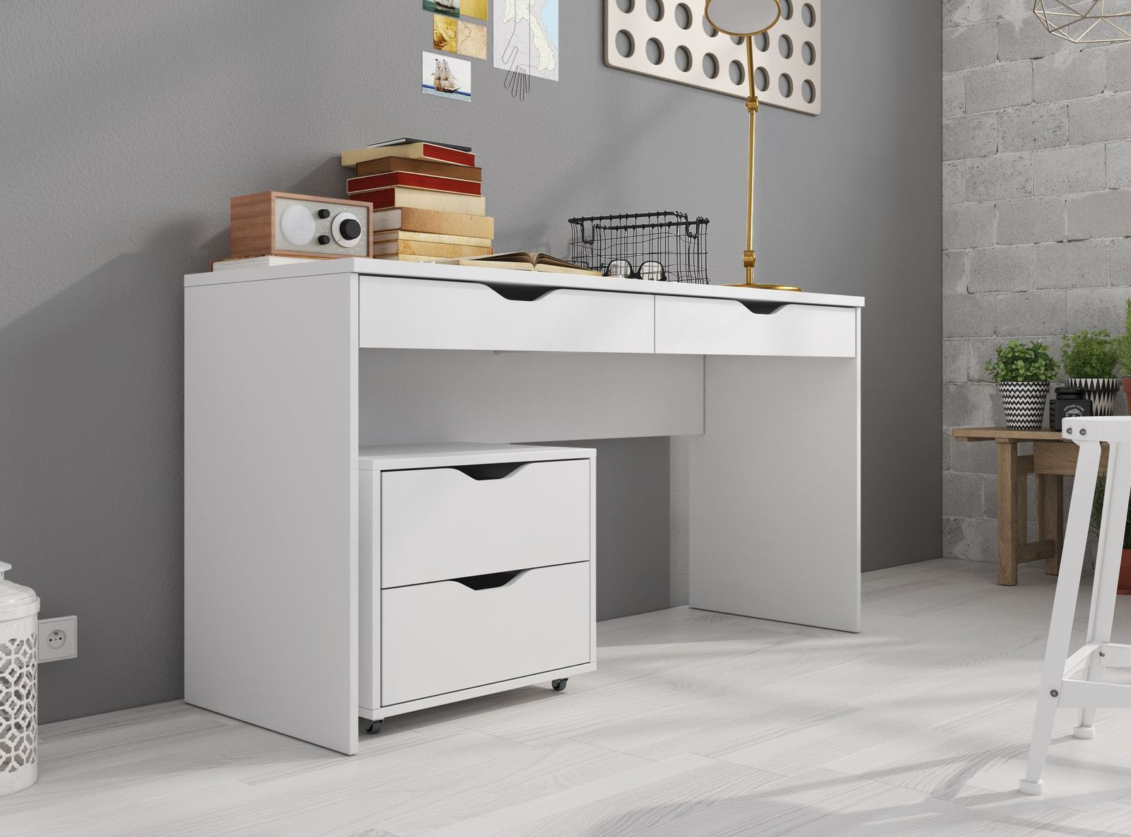Foto: bureau maxima wit 138cm