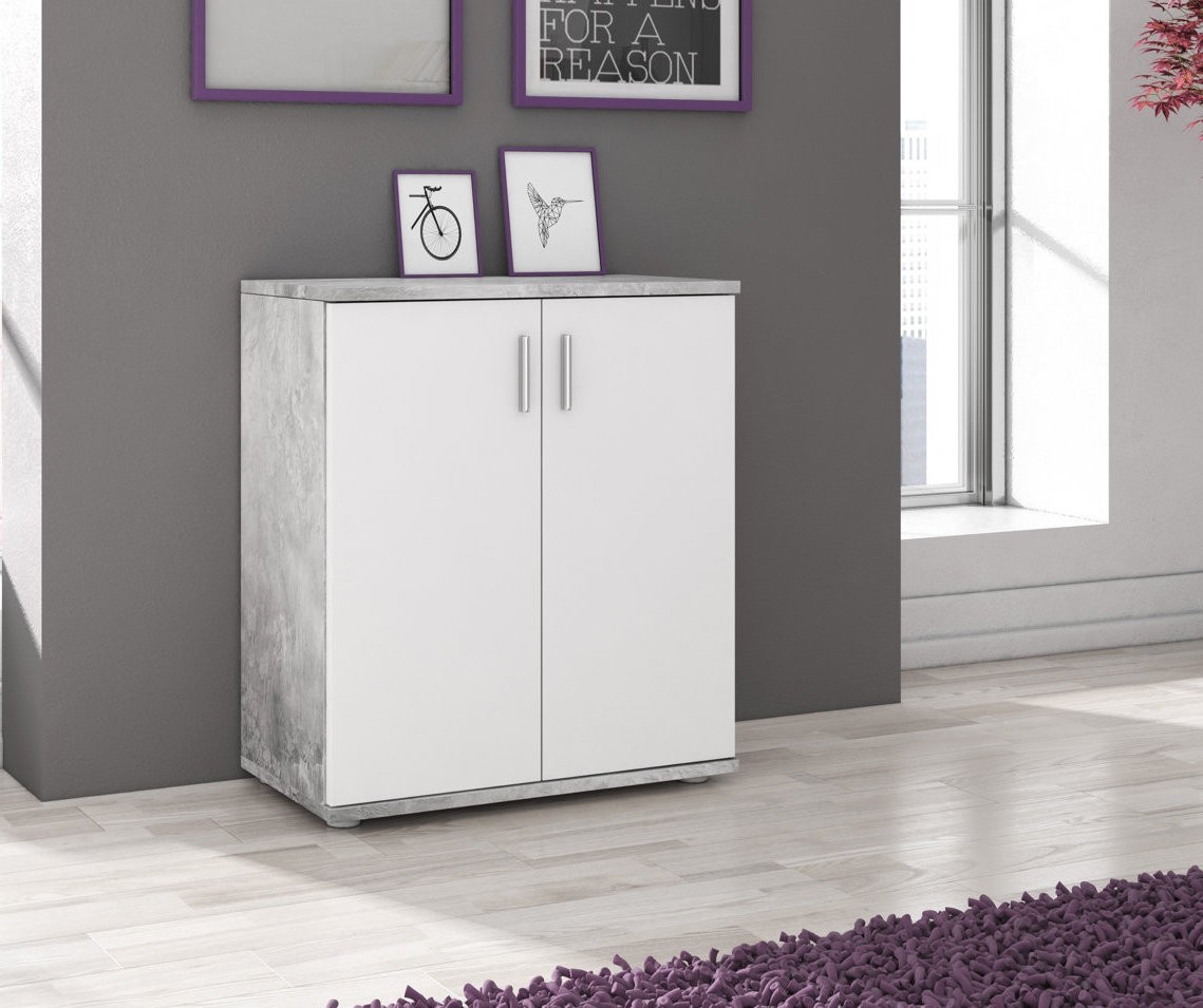 Foto: dressoir albury   grijs   wit   60 cm1  1 