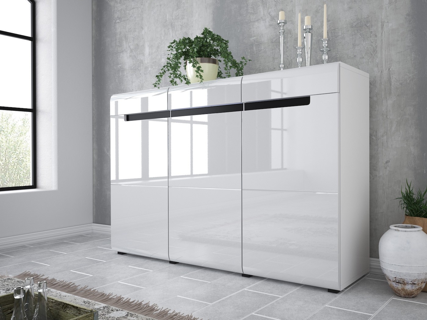 Foto: dressoir homer   wit   136 cm1 1