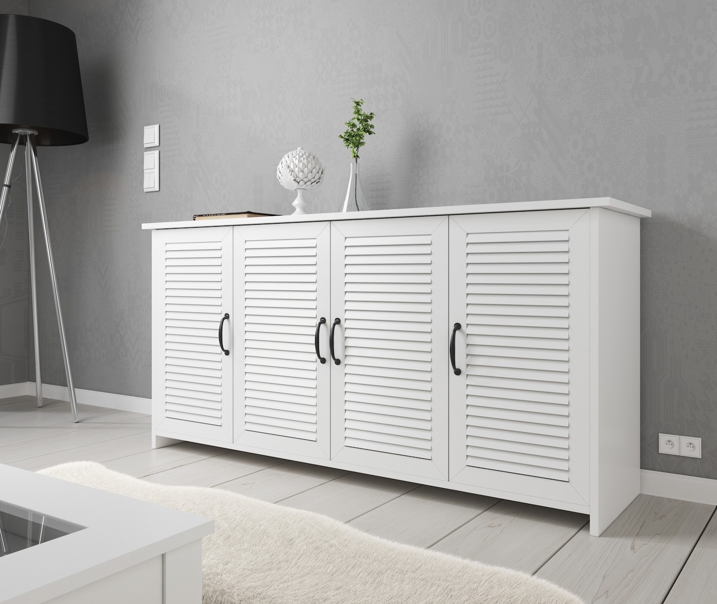 Foto: dressoir oase   wit   168cm2