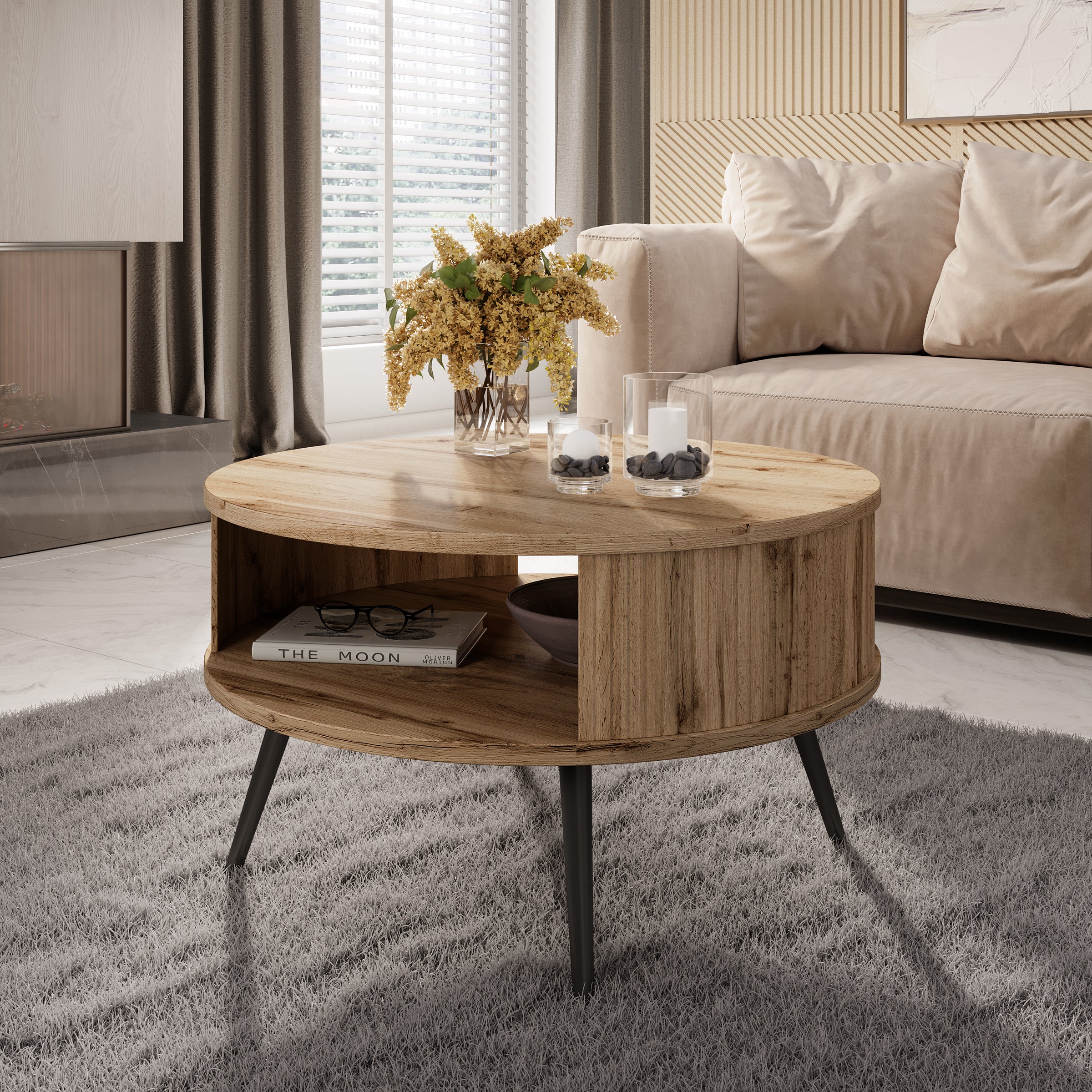 Foto: Riley Salontafel Eiken 76x76x44cmmeubella 58b290c0 8fed 4fc3 943f 6567ad8fc221