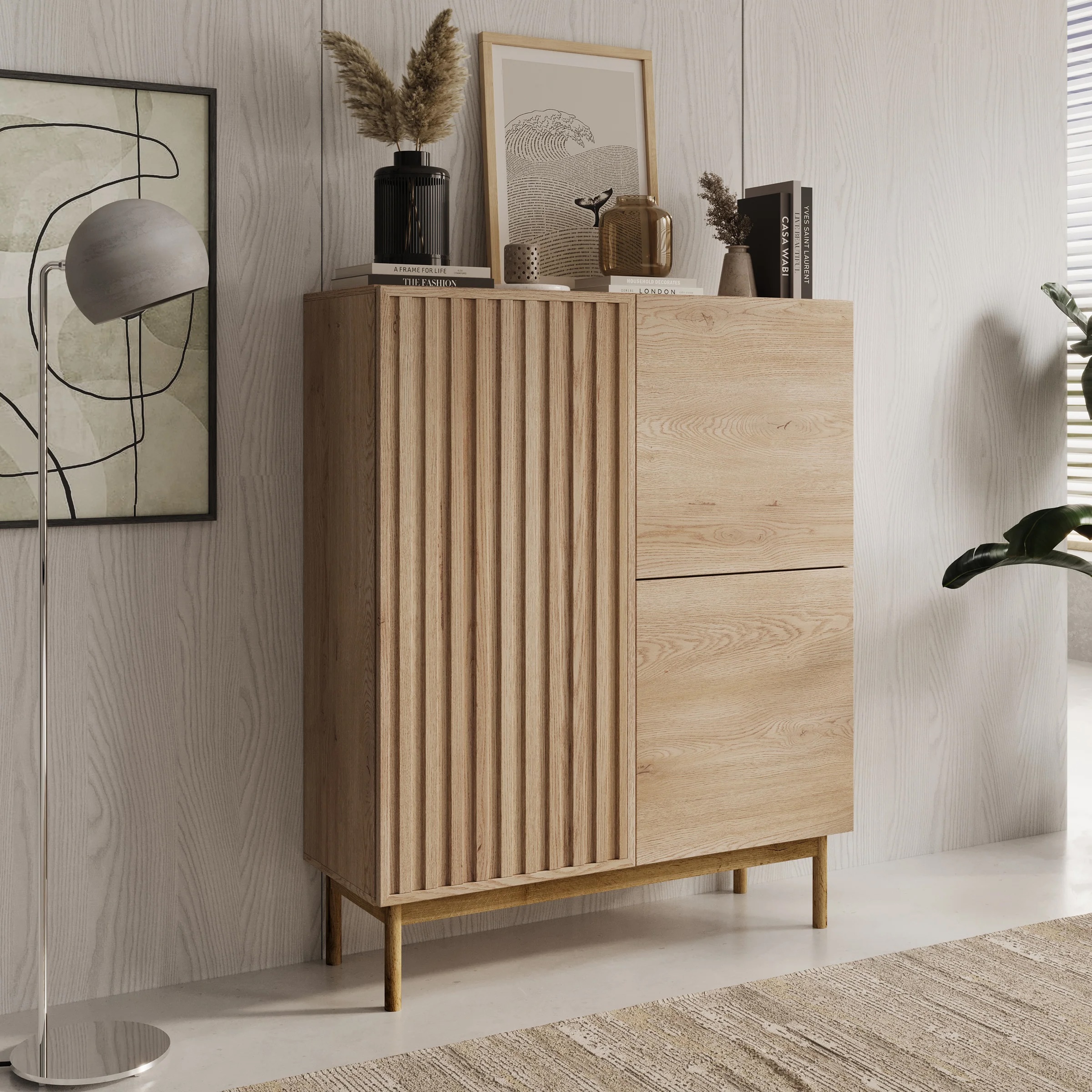 Foto: Storm Dressoir Eiken 106x37x130cmmeubella