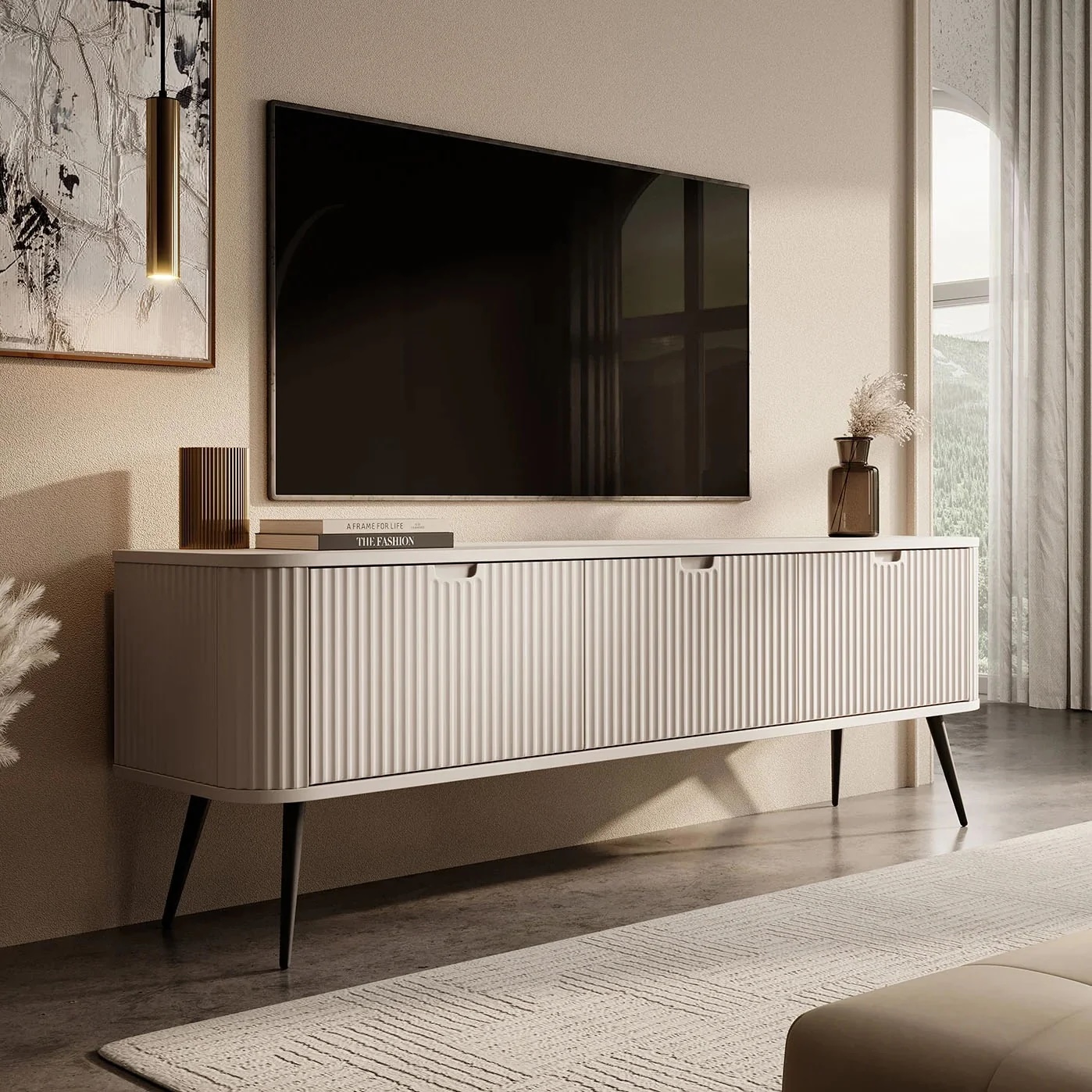 Foto: tv meubel zakari   beige   168 cm b9912753 dbb9 43b1 a9b1 77dfdae33c27