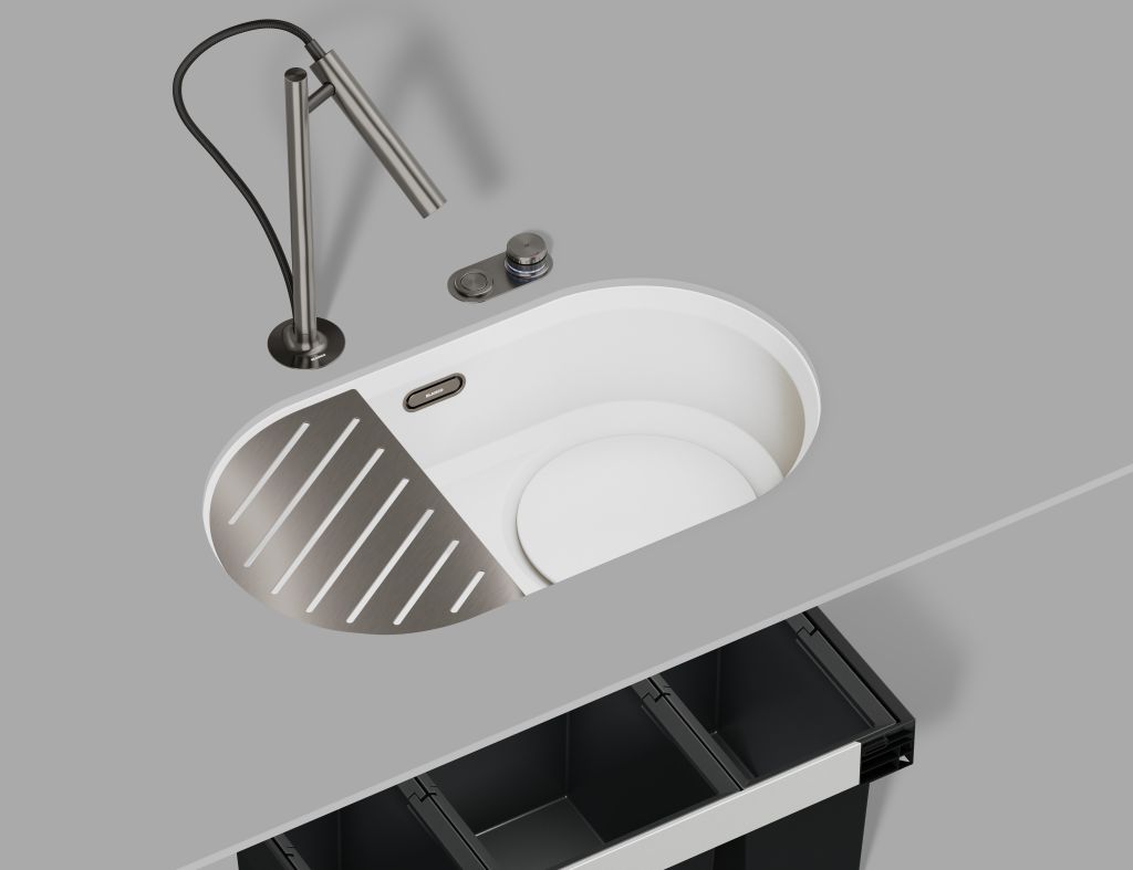 Foto: Wonennl Blanco UNIT BCH LUNEOO S PVD satin platinum TOP GRID RC 527976 04A RGB Landscape g C Web PPT JPG Highres 236964  1 