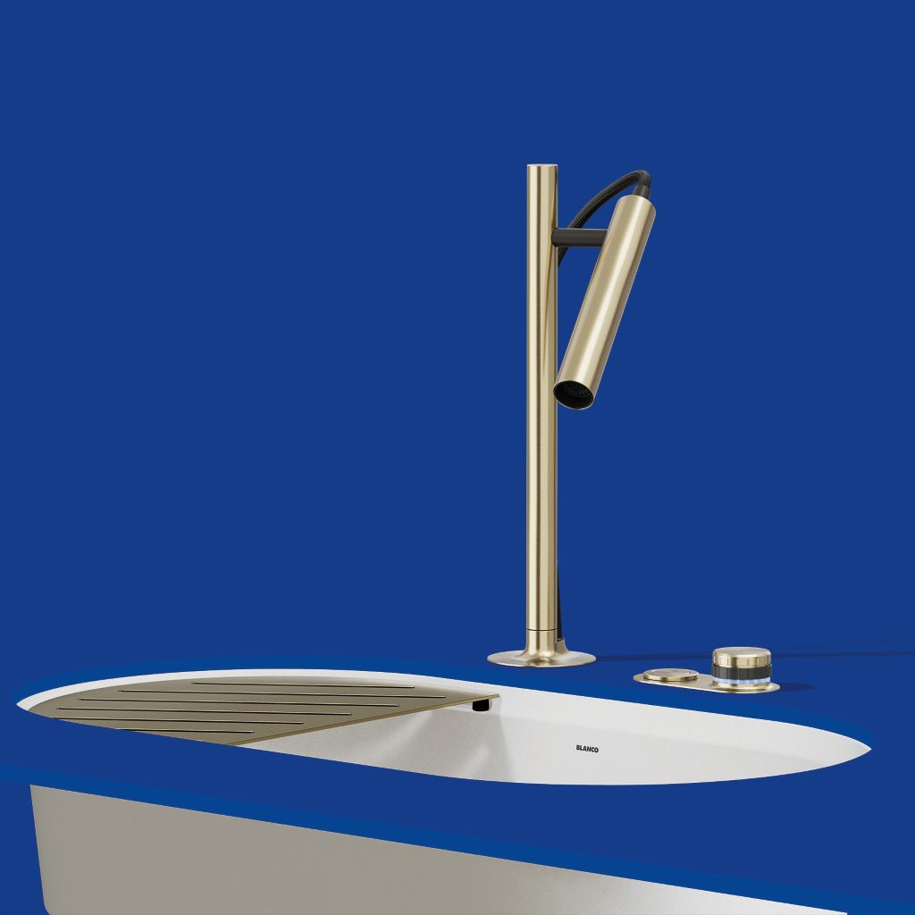 Foto: Wonennl Blanco UNIT BNA LUNEOO S PVD satin gold TOP GRID 527974 02A CMYK C Web PPT JPG Highres Logo Award Picto 236266  1 