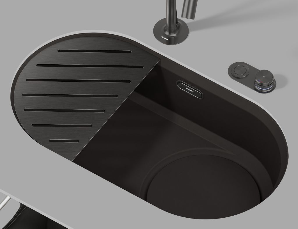 Foto: Wonennl Blanco UNIT BPT BES LUNEOO S PVD satin dark steel TOP GRID 470090 03A RGB Landscape g C Web PPT JPG Highres 236965