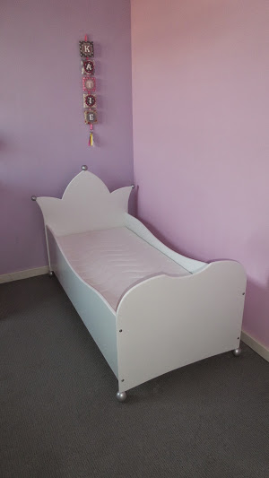 Foto: kinderbed kinderbedden meisjesbed kinderkamer kroon prinsessenbed