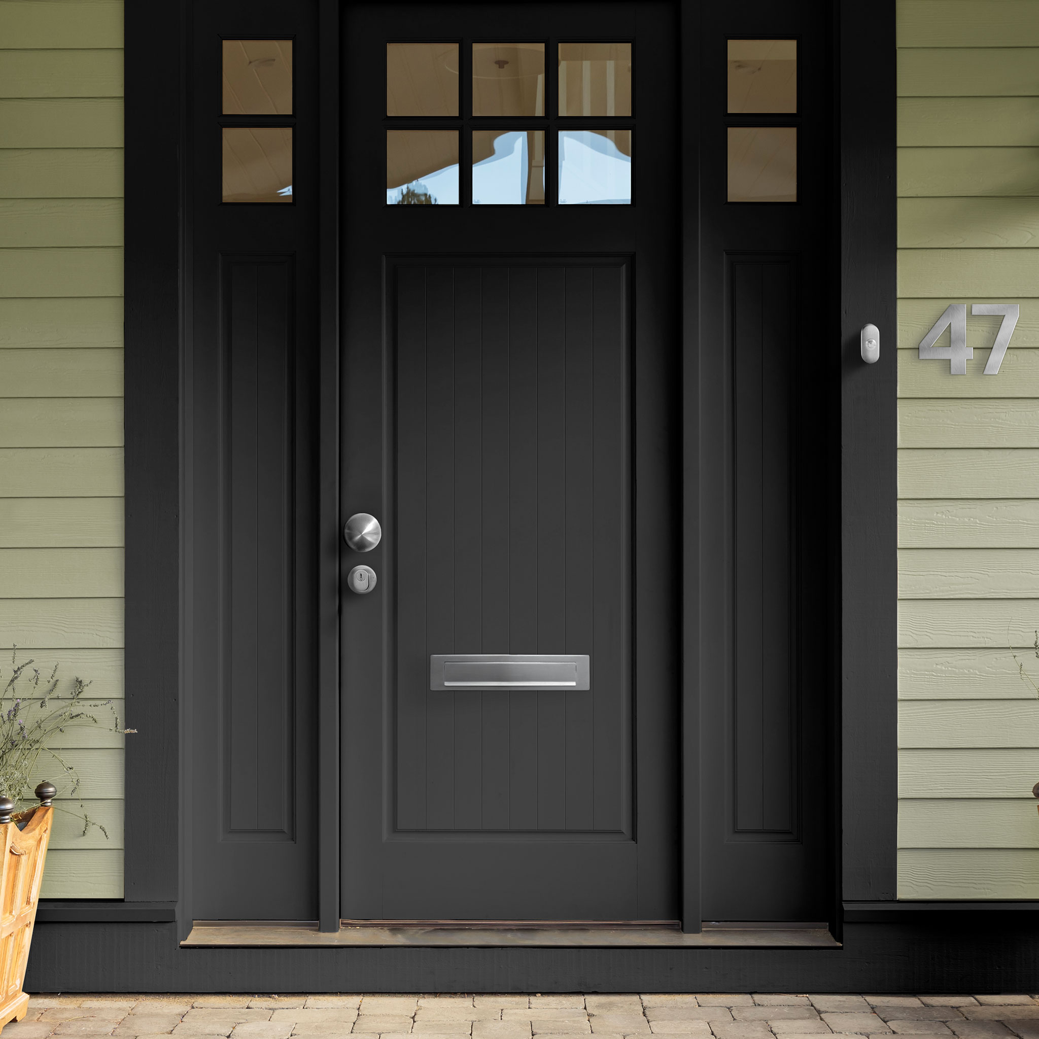 Foto: kerntrek veiligheidsbeslag voordeur