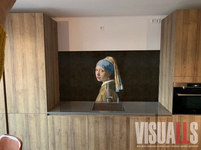 Foto: parel meisje wonen nl keuken achterwand 21