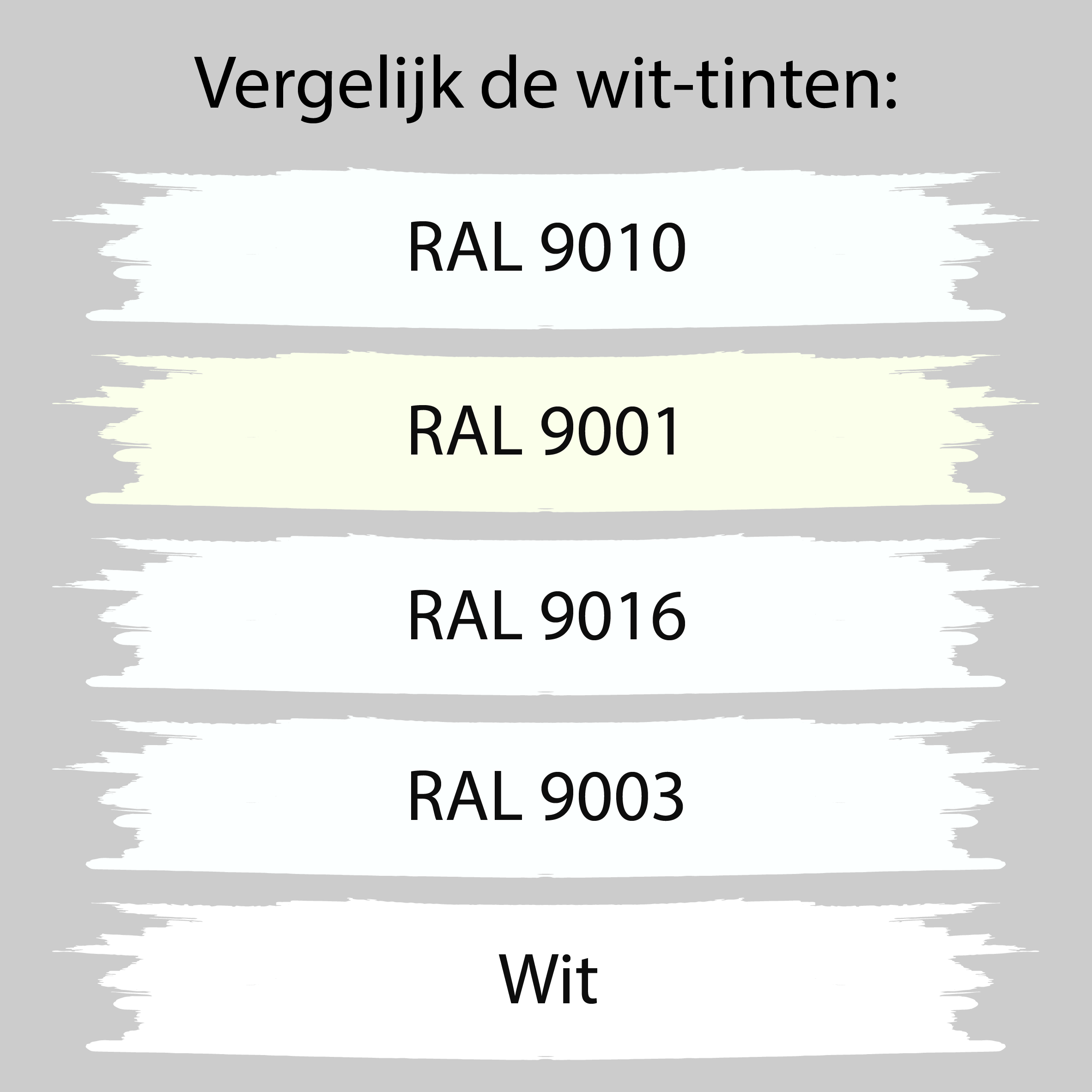 Arab efficiëntie Kietelen RAL 9010 - verf-behang - verbouwen - WONEN.nl