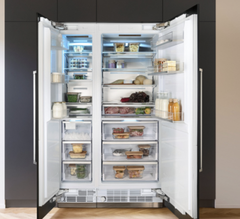 Foto : Compacte luxe: Bertazzoni 45 cm inbouwvriezer met ijsblokjesmaker