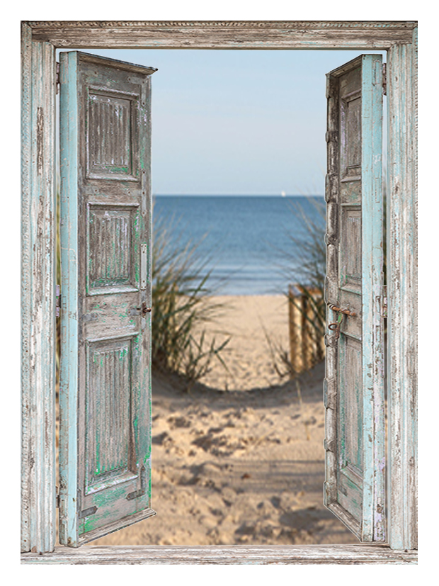 Foto: 767 openslaande deuren 130x95 cm duinovergang staat niet op bol