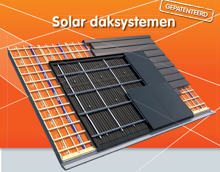 Foto : SlimFix Solar – Geïntegreerd isolerend daksysteem voor zonnepanelen