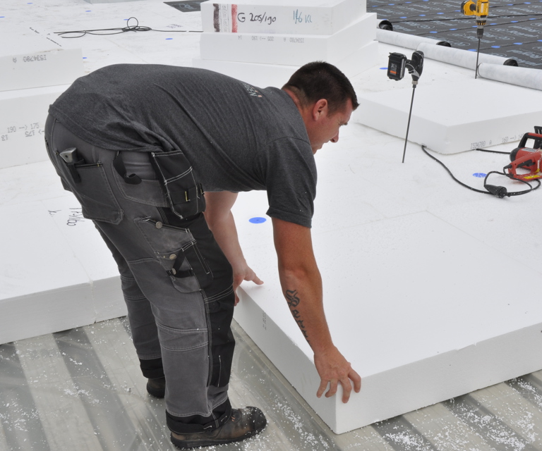 Foto : SuperTop dakisolatieplaten – Topklasse isolatie voor zwaar belaste daken