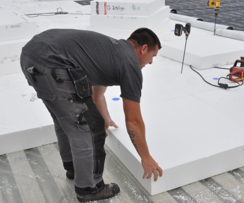 Foto : SuperTop dakisolatieplaten – Topklasse isolatie voor zwaar belaste daken