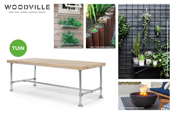 Woodville tuinmeubels - industriele touch