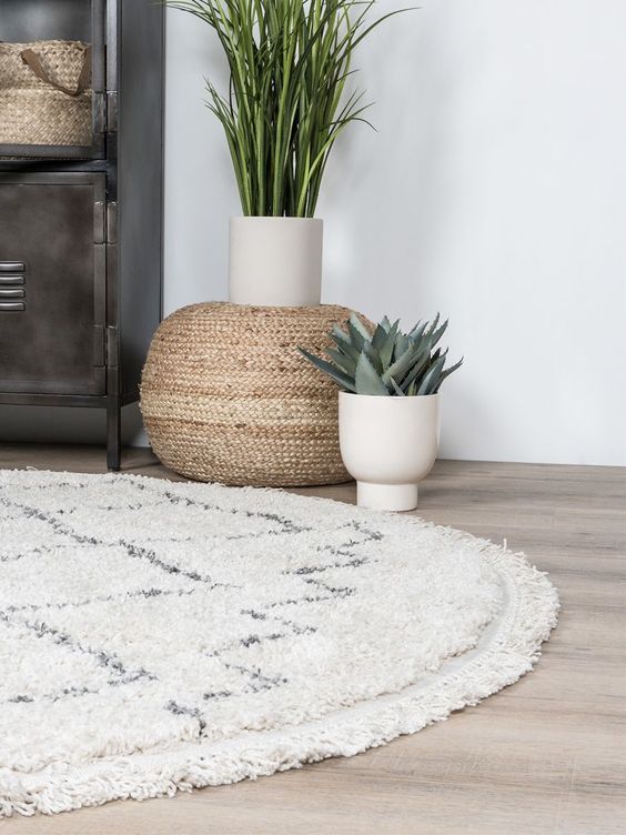 Foto: rond vloerkleed home67